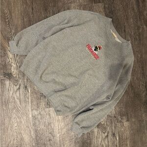 Vintage 90s snowmobile embroidered Paradise Michigan crewneck sweatshirt